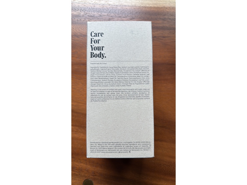 Necessaire The Body Wash, Niacinamide, 16.9 fl oz/500 mL