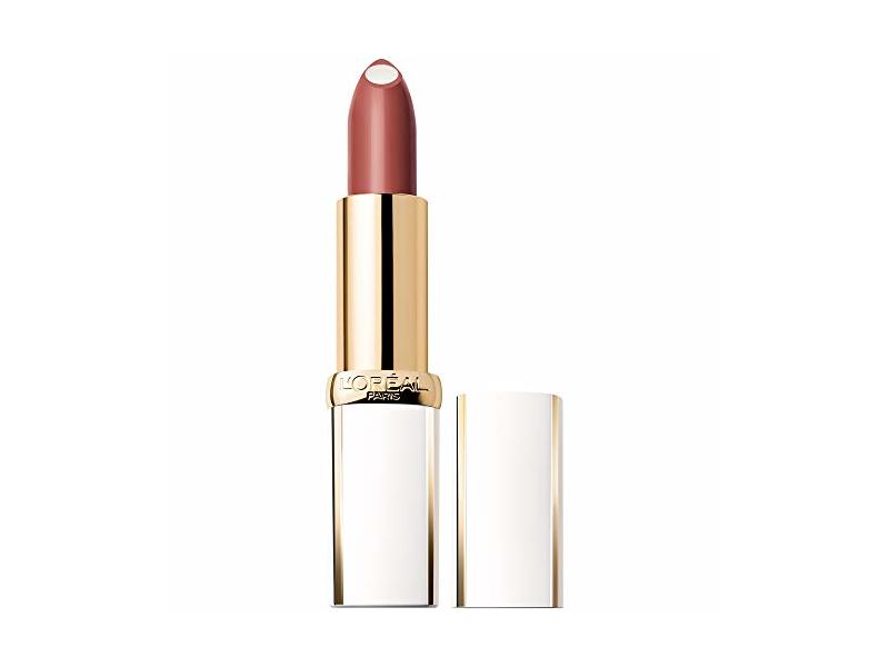L’Oréal Paris Age Perfect Luminous Hydrating Lipstick + Nourishing Serum, 102 Bright Mocha, 0.13 oz