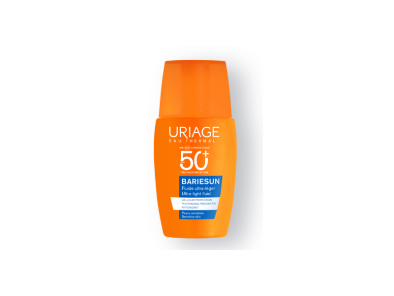 Uriage Eau Thermale Bariesun Ultra Matte Aqua Fluid, SPF 50+, 1.7 fl oz/50 mL
