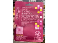 Andalou Naturals 1000 Roses Instant Sooth & Smooth Hydro Serum Facial Mask, 0.6 fl oz/18 mL - Image 3