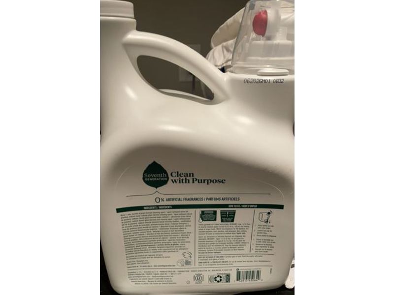 Seventh Generation Laundry Detergent, Lavender Scent, 90 Loads, 135 fl oz/3.9 L