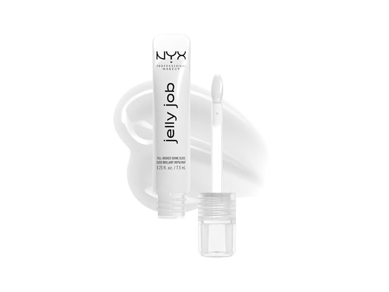 NYX Professional Makeup Jelly Job Full-Bodied Shine Gloss, Just Jelly, 0.25 fl oz/7.5 mL