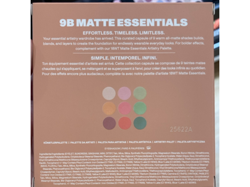 Morphe Matte Essentials Arthistry Palette, 9B Warm, 0.36 oz