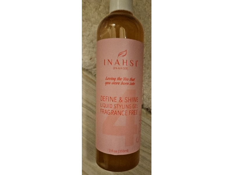 Inahsi Define & Shine Liquid Styling Gel, 12 fl oz/355 mL