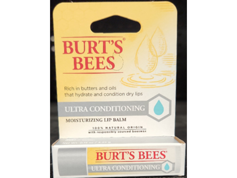 Burt's Bees Ultra Conditioning Moisturizing Lip Balm, 0.15 oz/4.25 g