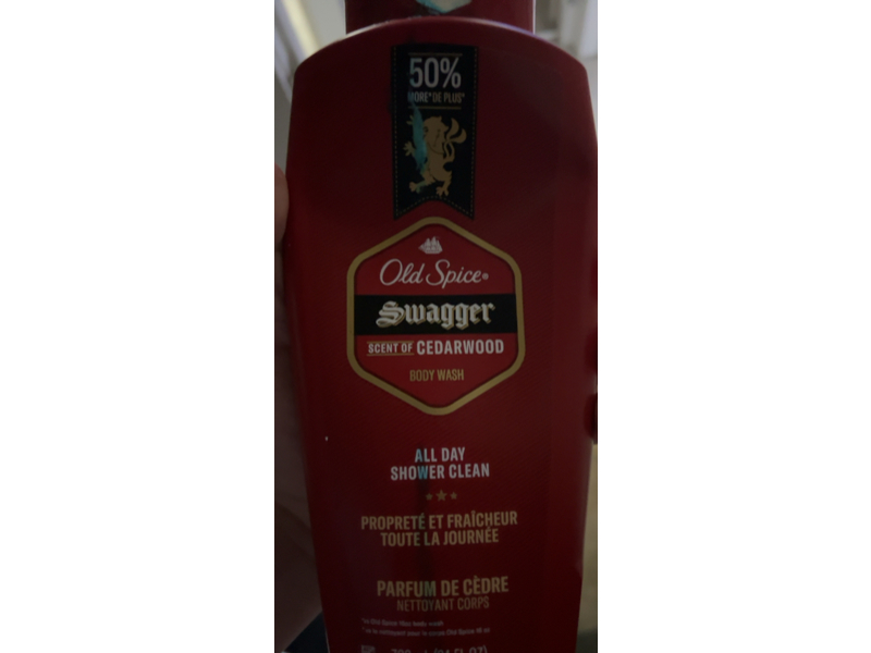 Old Spice Swagger Body Wash, Cedarwood, 24 fl oz/709 mL