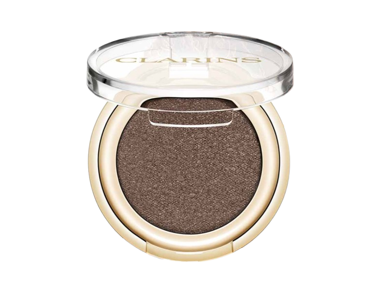 Clarins Paris Ombre Skin Intense Color Powder Eyeshadow, 06 Satin Mocha, 0.05 oz/1.5 g