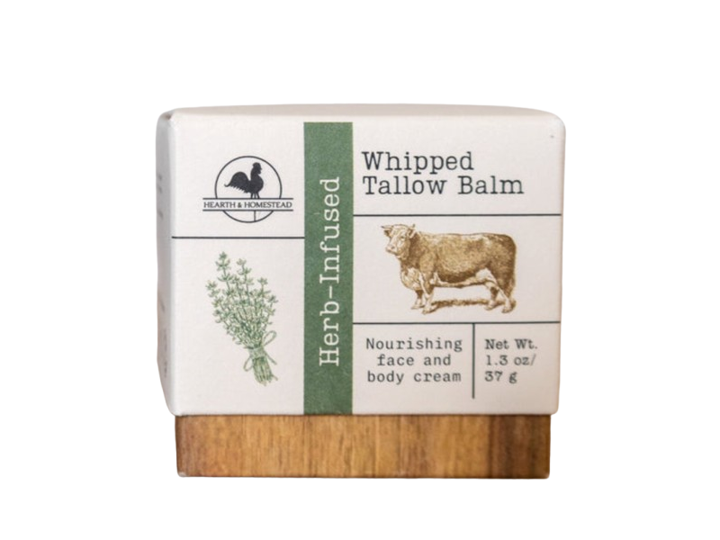 Hearth & Homestead Herb-Infused Whipped Tallow Balm, 1.3 oz/37 g