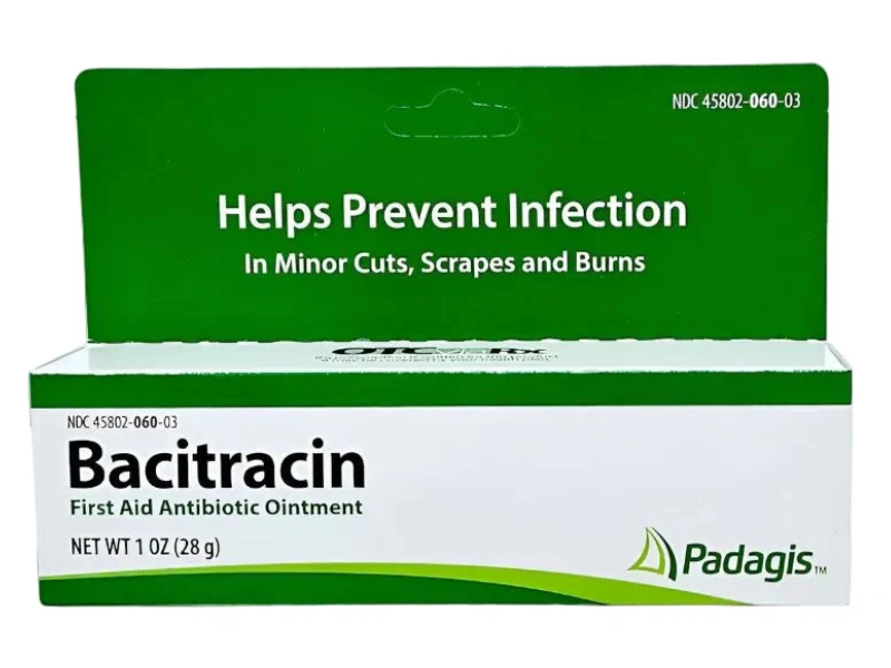 Padagis Bacitracin First Aid Antibiotic Ointment, 1 oz/28 g