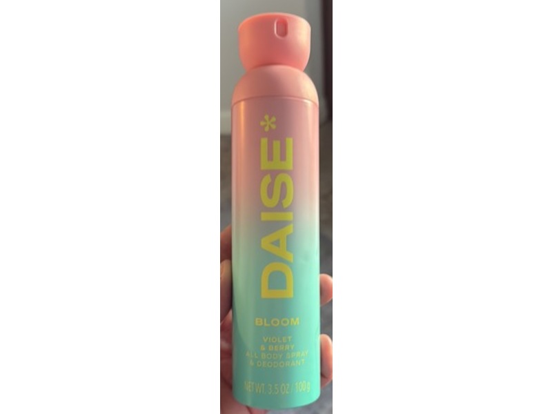 Daise Bloom All Body Spray & Deodorant, Violet & Berry, 3.5 oz/100 g