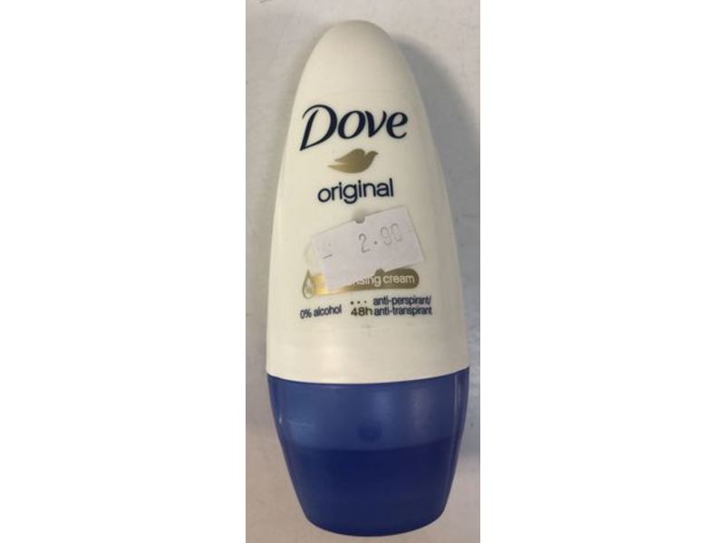 Dove Roll-on Antiperspirant, Original, 50 mL