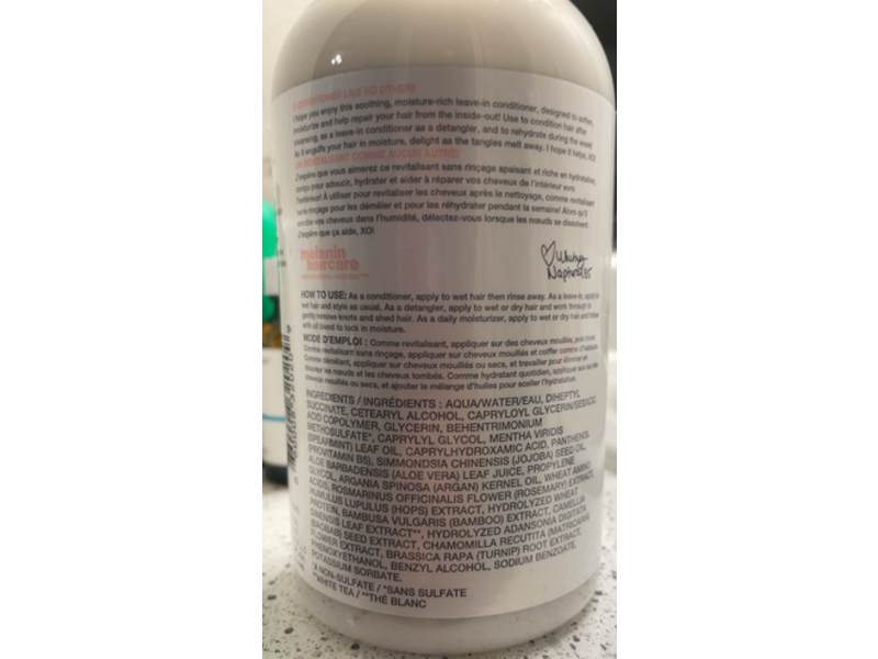 Melanin Haircare Multi-Use Softening Leave In Conditioner, 16 fl oz/475 mL