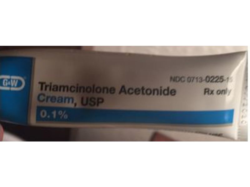 Triamcinolone Acetonide Cream USP 0.1%, 15g, G&W Laboratories (RX)