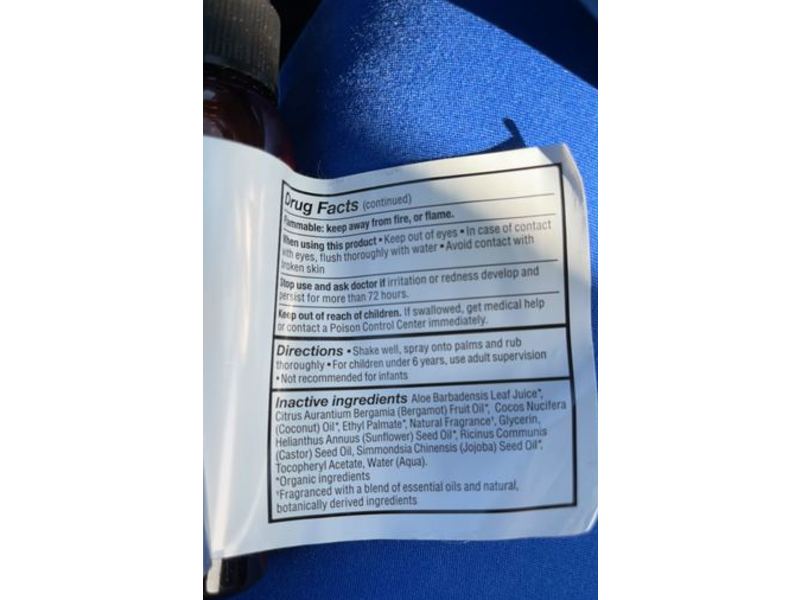 Grove Hand Sanitizer Spray, Lavender, 2 fl oz/59.1 mL