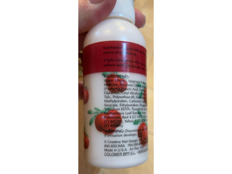 Creative Scentsations Hand & Body Lotion, Granberry, 2 fl oz/59.2 mL