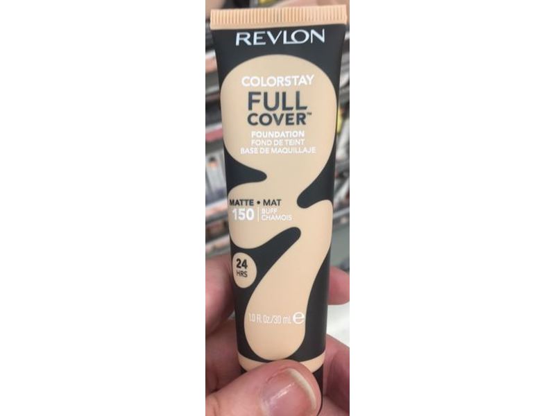 Revlon Colorstay Full Cover Matte Foundation,150 Buff Chamois, 1.0 fl oz/30 mL