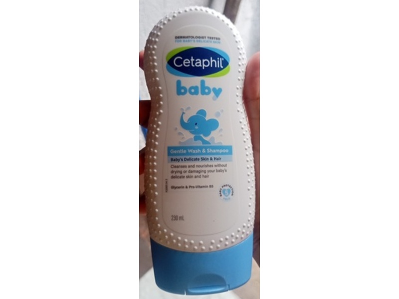 Cetaphil Baby Gentle Wash & Shampoo, Glycerin & Pro-Vitamin B5, 230 mL