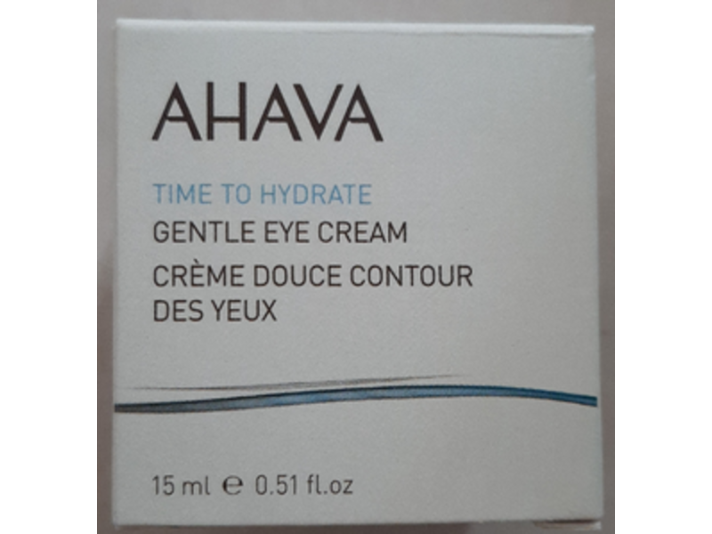 Ahava Time To Hydrate Gentle Eye Cream, 0.51 fl oz/15 mL