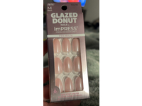 Impress Glazed Donut Nails Press On Manicure, Medium Strawberry, 30 Count - Image 3