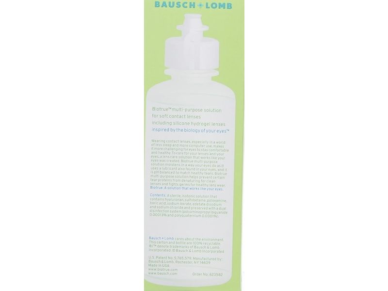 Biotrue Multi-Purpose Solution, 4 fl oz/118 mL