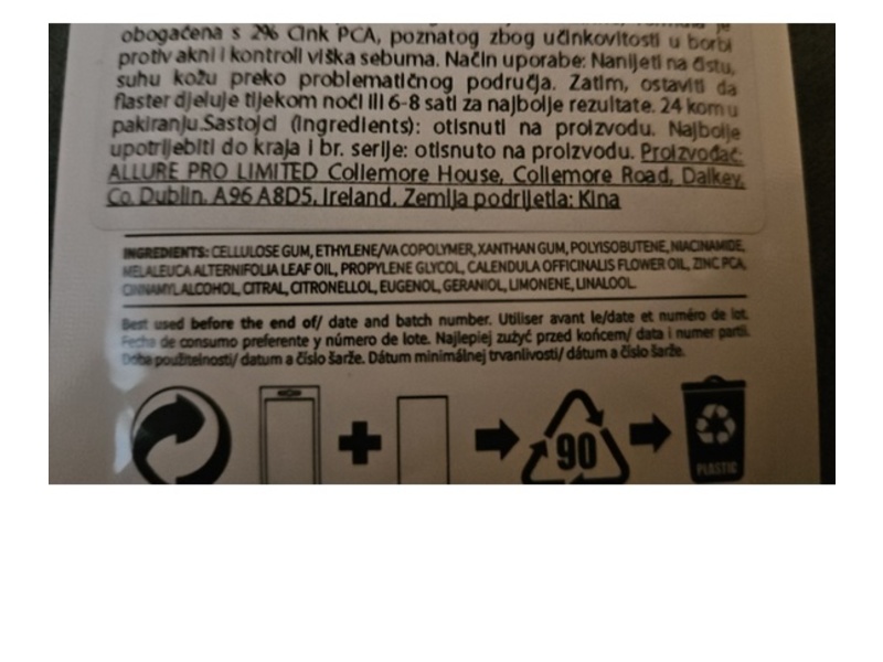 Erne Invisible Pimple Fighter Patches, 24 Count