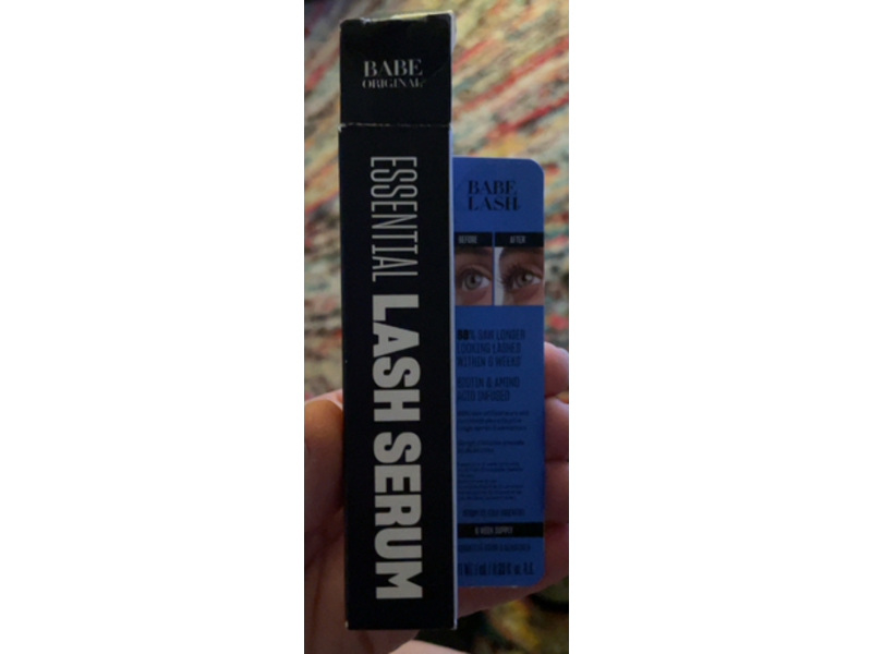 Babe Original Essential Lash Serum, Biotin & Amino Acid, 0.03 fl oz/1 mL