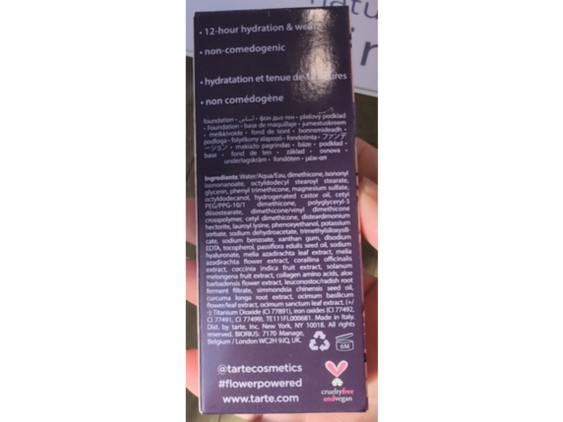 Tarte Maracuja Tinted Hydrator, 54S Deep Sand, 1 fl oz/30 mL