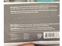 Chick Pea Baby Wipes, Fragrance Free, 60 Count - thumbnail 2