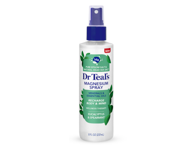 Dr Teal's Magnesium Spray, Eucalyptus & Spearmint, 8 fl oz/237 mL