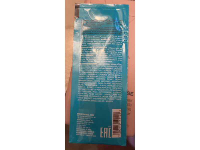 Moroccanoil Hydrating Shampoo, 0.35 fl oz/10 mL