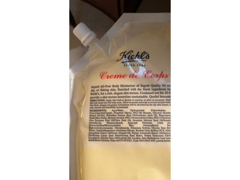 Kiehl's Creme De Corps All-Over Body Moisturizer, 33.8 oz/1 L