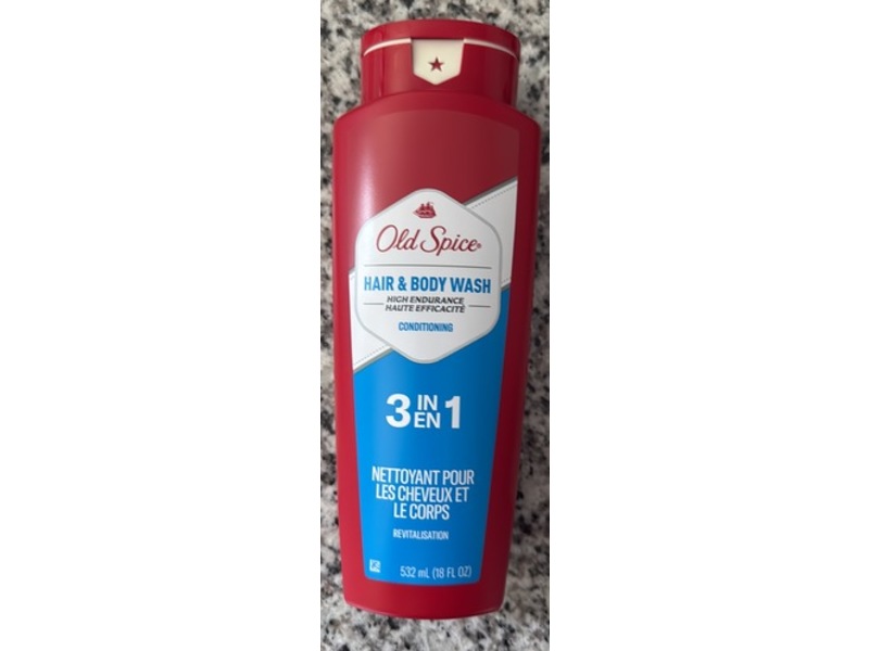 Old Spice Conditioning 3 In1 Hair & Body Wash, 18 fl oz/532 mL
