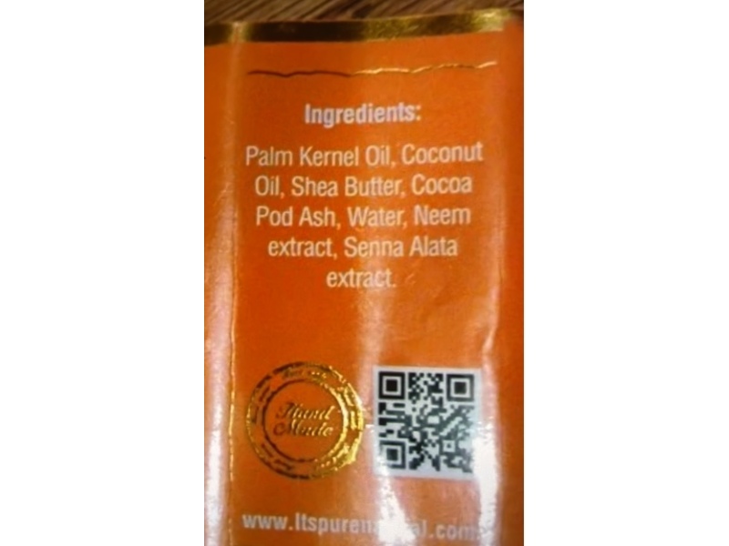 It's Pure Natural African Black Soap, 5 oz, Pack Of 3