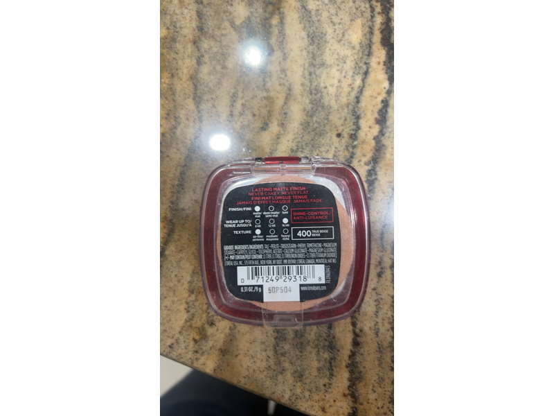 L'Oreal Paris Infallible Pro-Matte Powder, 400 True Beige, 0.31 oz/9 g