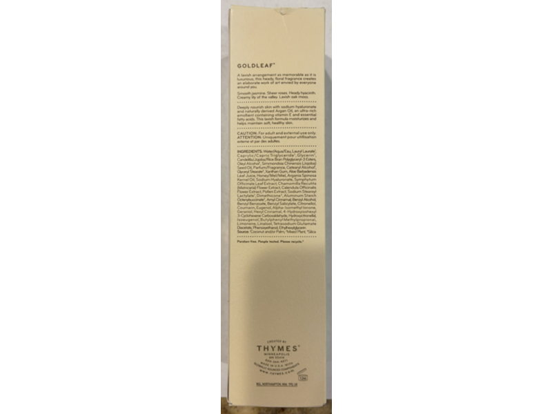 Thymes Body Serum, Goldleaf, 6 fl oz/177 mL