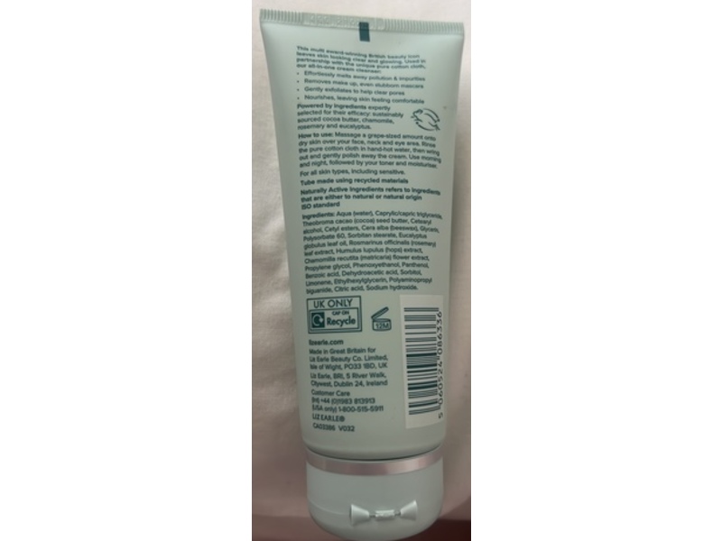 Liz Earle Cleanse & Polish Hot Cloth Cleanser, 3.3 fl oz/100 mL