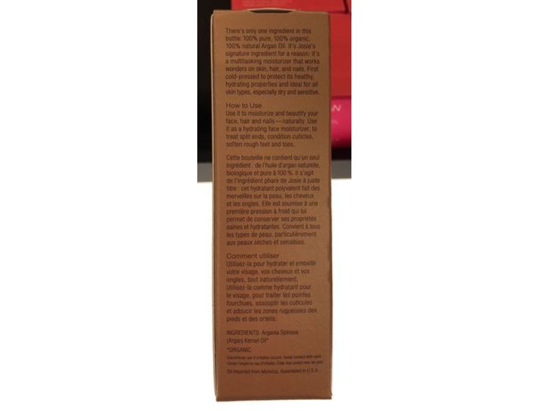 Josie Maran 100% Pure Argan Oil, 0.5 fl oz/15 mL