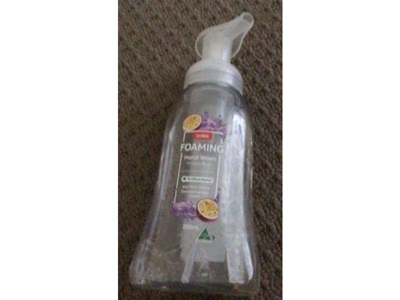 Coles Foaming Hand Wash, Passion Fruit, 250 mL