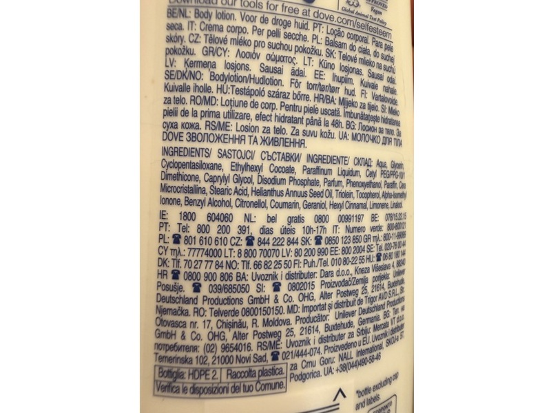 Dove Essential Care Body Milk, 250 mL