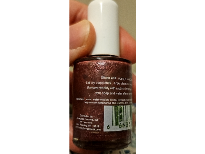Honeybee Gardens Water-Based Nail Enamel, Goddess, 0.5 fl oz/14 mL