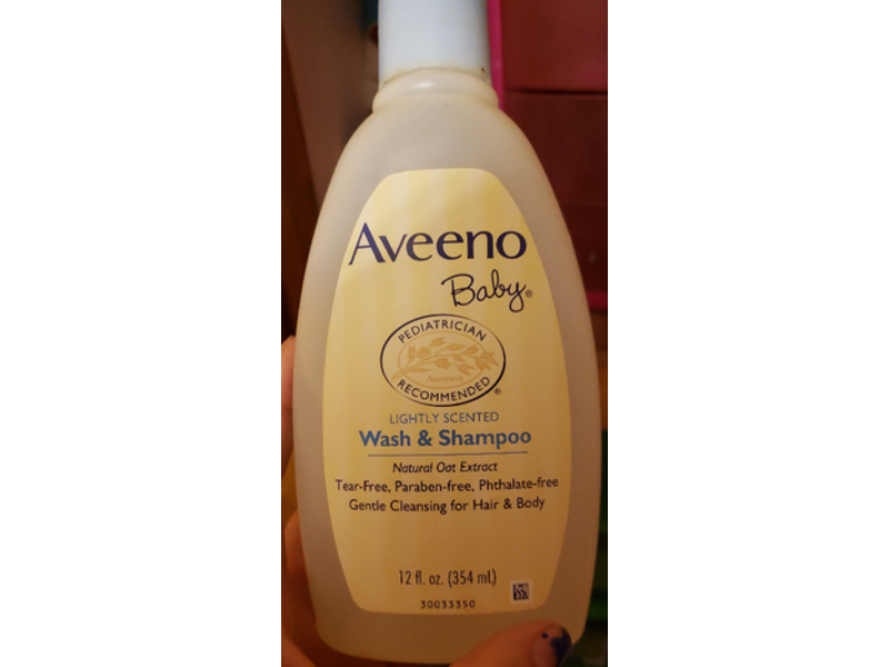 Aveeno Baby Wash & Shampoo, Lightly Scented, 12 fl oz/354 mL