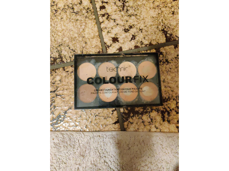 Technic Colour Fix Cream Colour Foundation Contour Palette, 0.99 oz/28 g