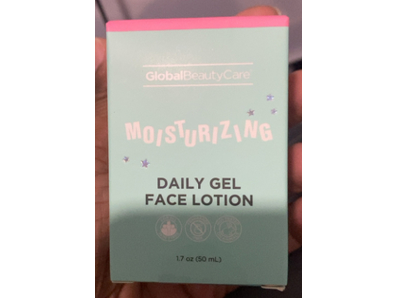 Global Beauty Care Moisturizing Daily Gel Face Lotion, 1.7 oz/50 mL