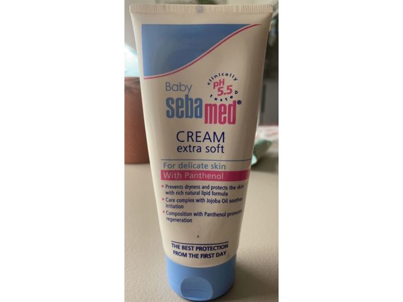 Baby SebaMed Cream Extra Soft, Panthenol, 200 mL