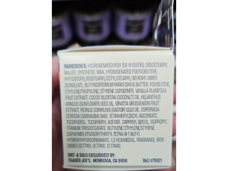 Trader Joe's Lip Mask, Vanilla, 0.7 oz/20 g
