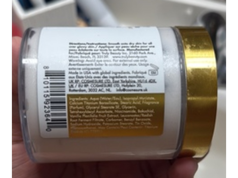 Truly Shimmer Body Butter, Vanilla Baby, 6.7 fl oz/198 mL