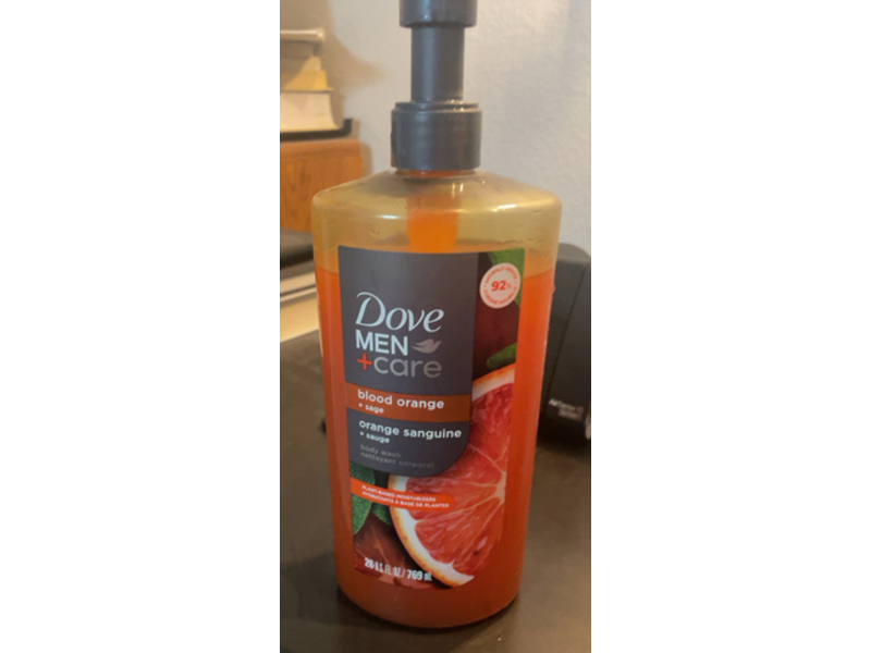 Dove Men+ Care Body Wash, Blood Orange + Sage, 26 fl oz/769 mL