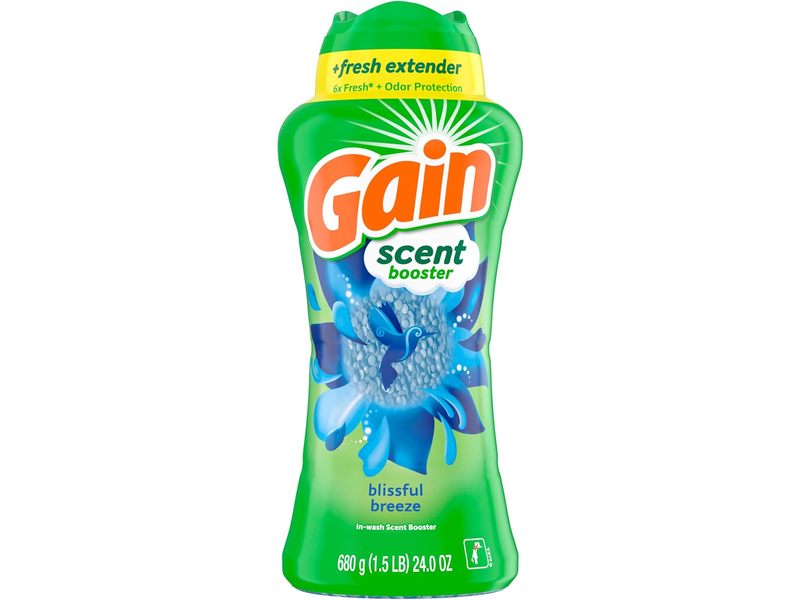 Gain Fireworks In-Wash Scent Booster, Blissful Breeze, 24 oz/680 g