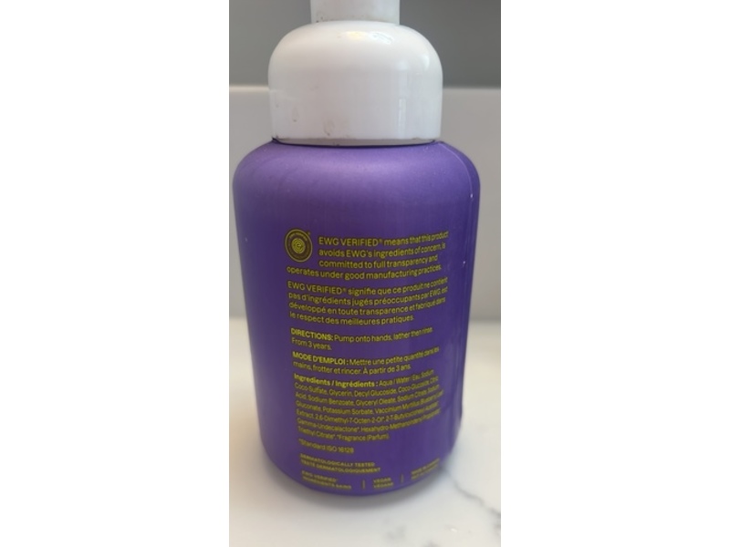 Attitude Little Leaves Foaming Hand Soap, Vanilla And Pear, 10 fl oz/295 mL