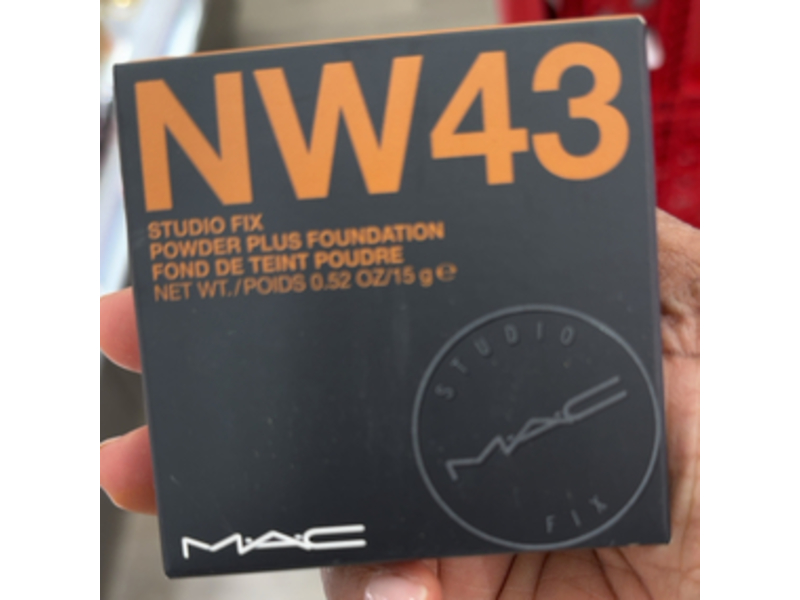 M. A. C Studio Fix Powder Plus Foundation, Medium to Deep - NW43, 0.52 oz/15 g